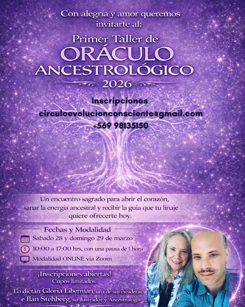 Gráfica del taller Oráculo Ancestrológico